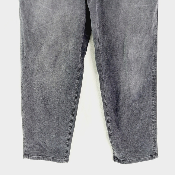 Lane Bryant High Rise Girlfriend Straight Jeans Womens Black Cotton Denim P1291 - Picture 2 of 9